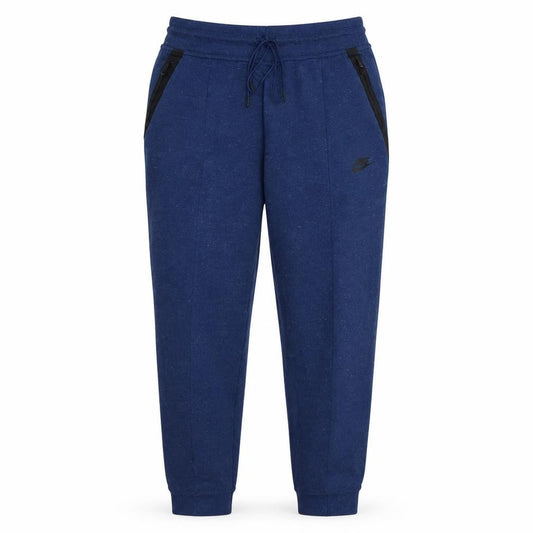 Nike Men's Blue Jogger Sweatpants M Regular Fit Zip Pocket Cotton Blend