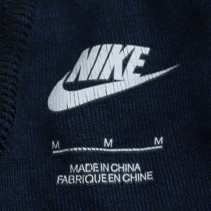 Nike Men's Blue Jogger Sweatpants M Regular Fit Zip Pocket Cotton Blend
