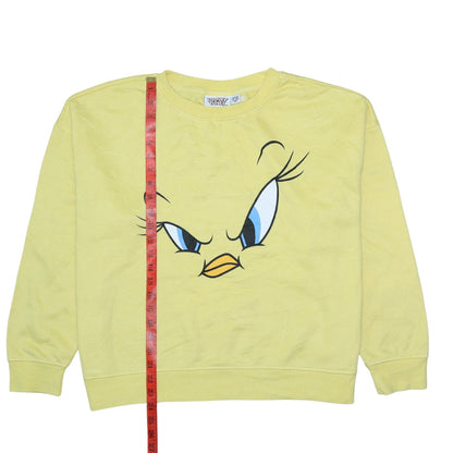 Womens UK Size L Primark Yellow Pullover Sweatshirt