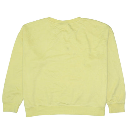 Womens UK Size L Primark Yellow Pullover Sweatshirt