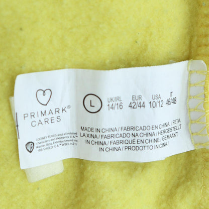 Womens UK Size L Primark Yellow Pullover Sweatshirt