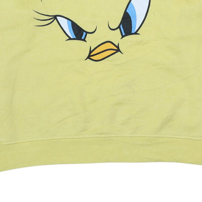 Womens UK Size L Primark Yellow Pullover Sweatshirt