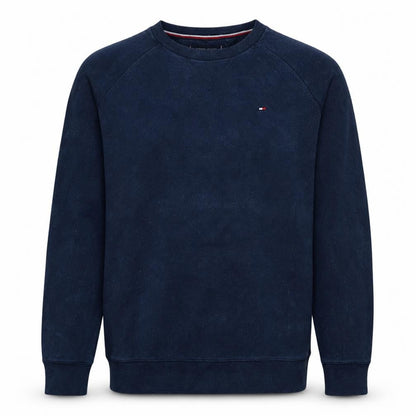 Tommy Hilfiger Men's Blue Cotton Crew Neck Sweatshirt Size M