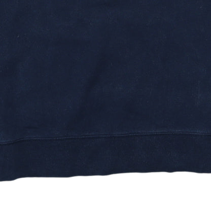 Tommy Hilfiger Men's Blue Cotton Crew Neck Sweatshirt Size M