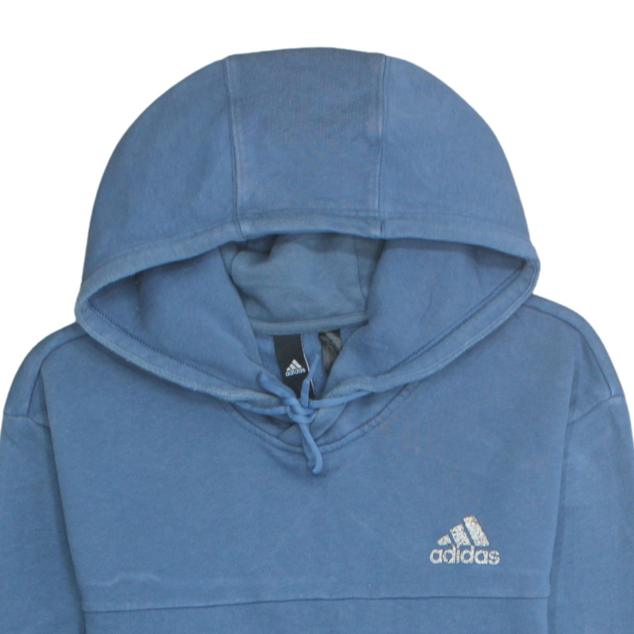 Mens UK Size L adidas Blue Pullover Hoodie