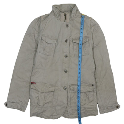 Womens UK Size L Lee Cooper Beige Military Jacket
