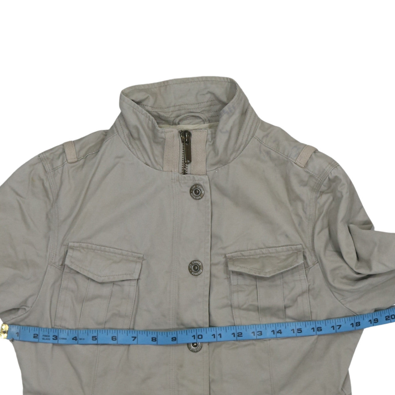 Womens UK Size L Lee Cooper Beige Military Jacket
