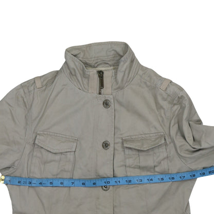 Womens UK Size L Lee Cooper Beige Military Jacket