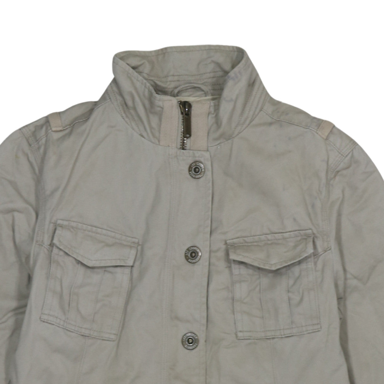 Womens UK Size L Lee Cooper Beige Military Jacket
