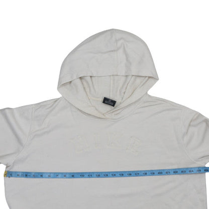 Womens UK Size 1X Nike White Pullover Hoodie