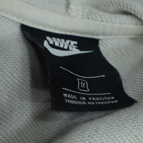 Womens UK Size 1X Nike White Pullover Hoodie