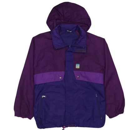 Mens UK Size L Catch and Keep Purple Windbreaker Coat