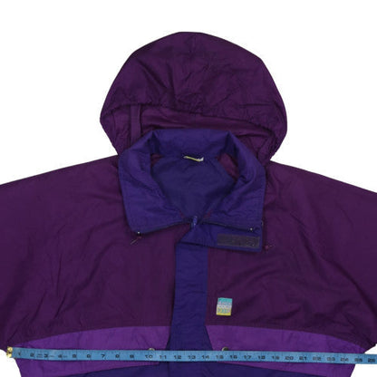 Mens UK Size L Catch and Keep Purple Windbreaker Coat