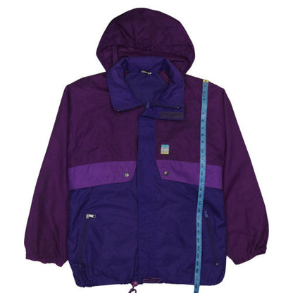 Mens UK Size L Catch and Keep Purple Windbreaker Coat