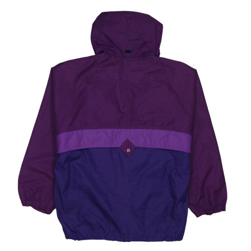 Mens UK Size L Catch and Keep Purple Windbreaker Coat