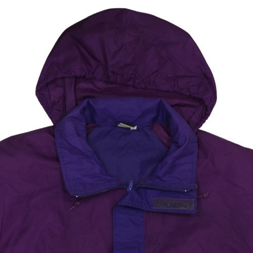 Mens UK Size L Catch and Keep Purple Windbreaker Coat