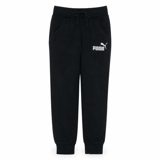 Puma Women's Black Jogger Trousers Size 10 Cotton Blend