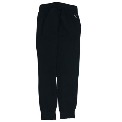 Puma Women's Black Jogger Trousers Size 10 Cotton Blend
