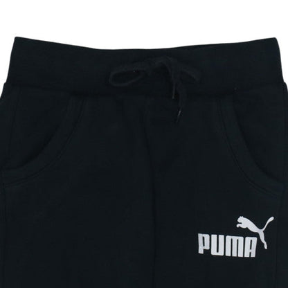 Puma Women's Black Jogger Trousers Size 10 Cotton Blend