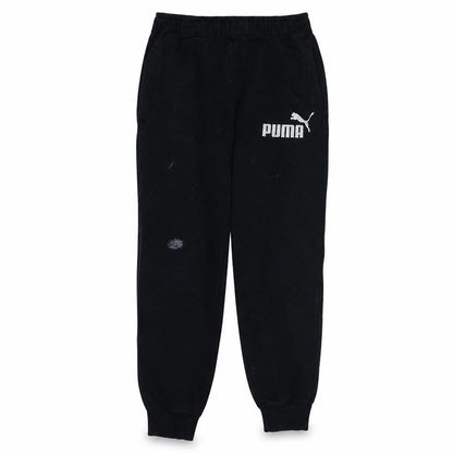 Mens UK Size M PUMA Regular Fit Jogger Black Trousers