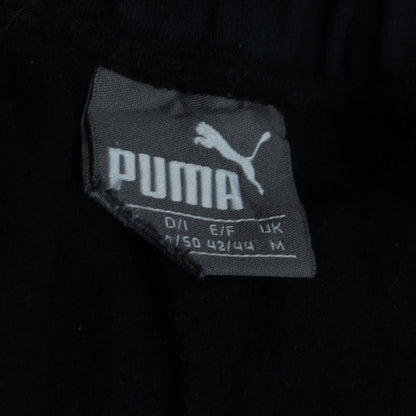 Mens UK Size M PUMA Regular Fit Jogger Black Trousers