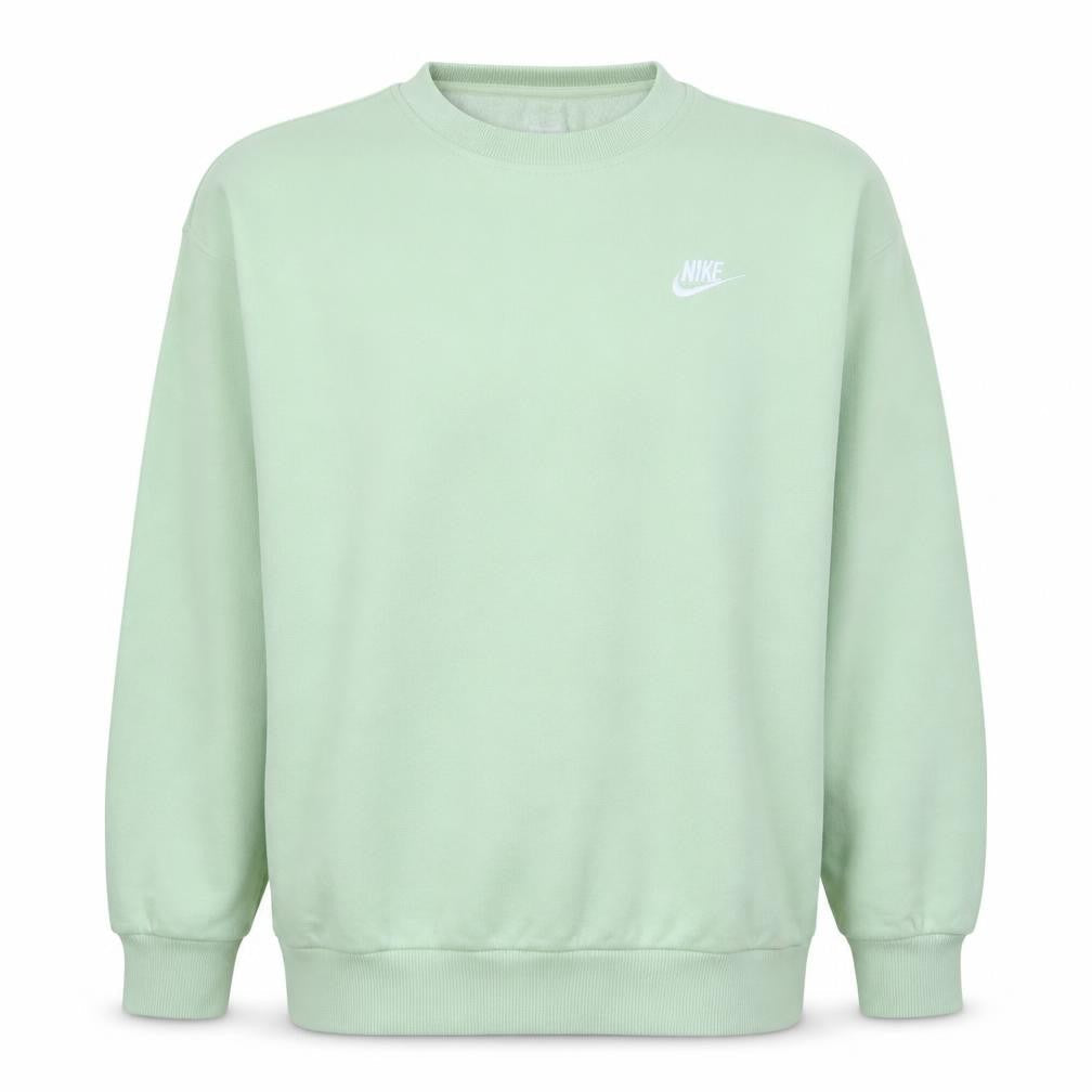 Nike Boys Green XL Pullover Fleece Sweatshirt Crew Neck Logo