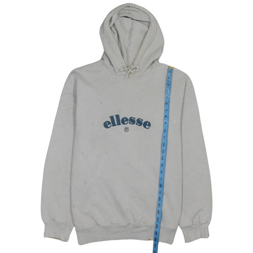 Mens UK Size L ellesse White Pullover Hoodie