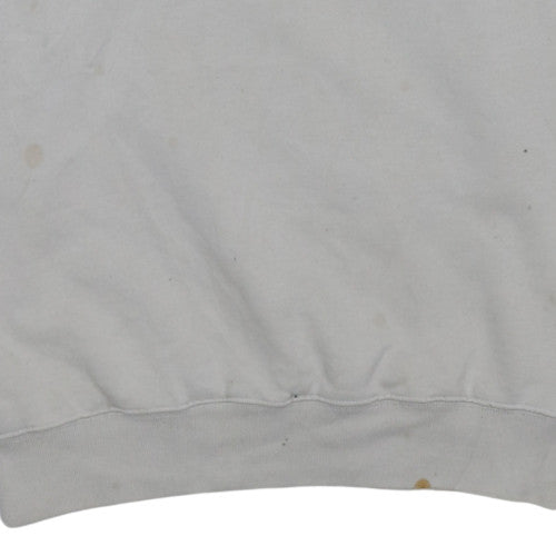 Mens UK Size L ellesse White Pullover Hoodie