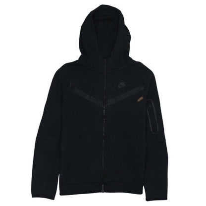 Nike Boys Black Full Zip Hoodie XL 158-170cm Fleece Style Sweatshirt