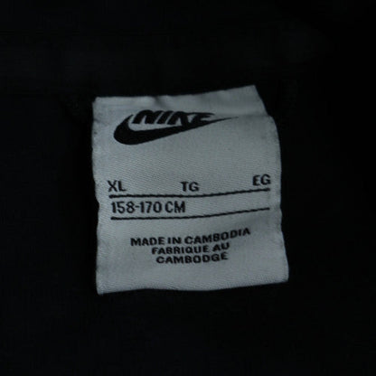 Nike Boys Black Full Zip Hoodie XL 158-170cm Fleece Style Sweatshirt
