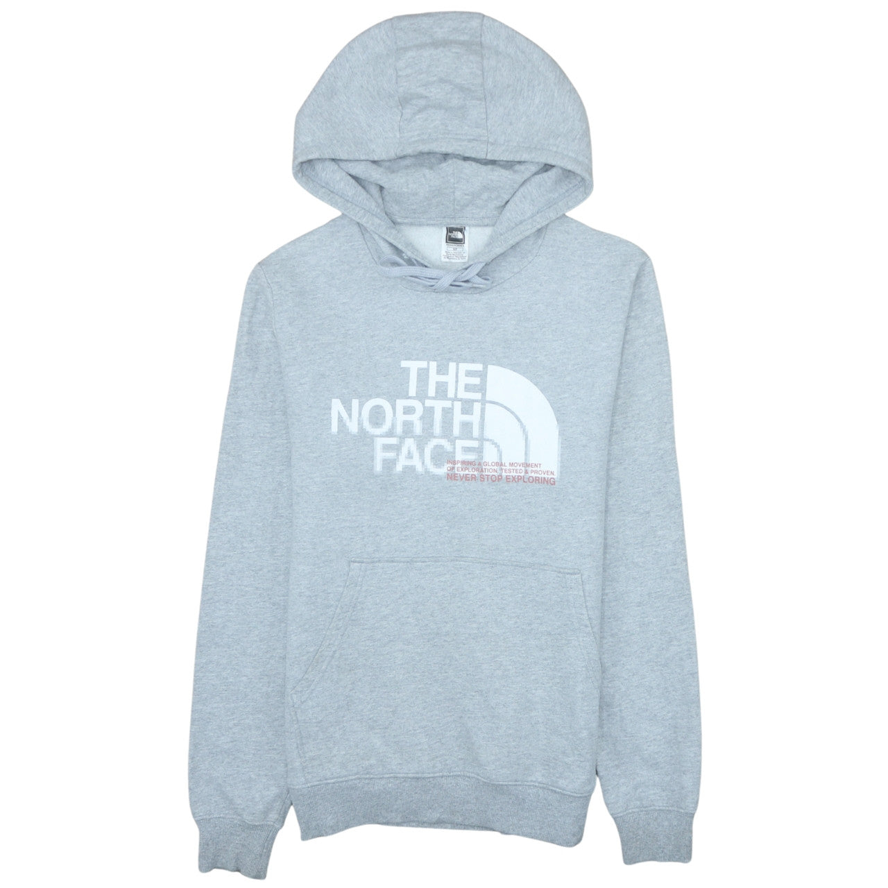 Mens UK Size S The North Face Grey Pullover Hoodie
