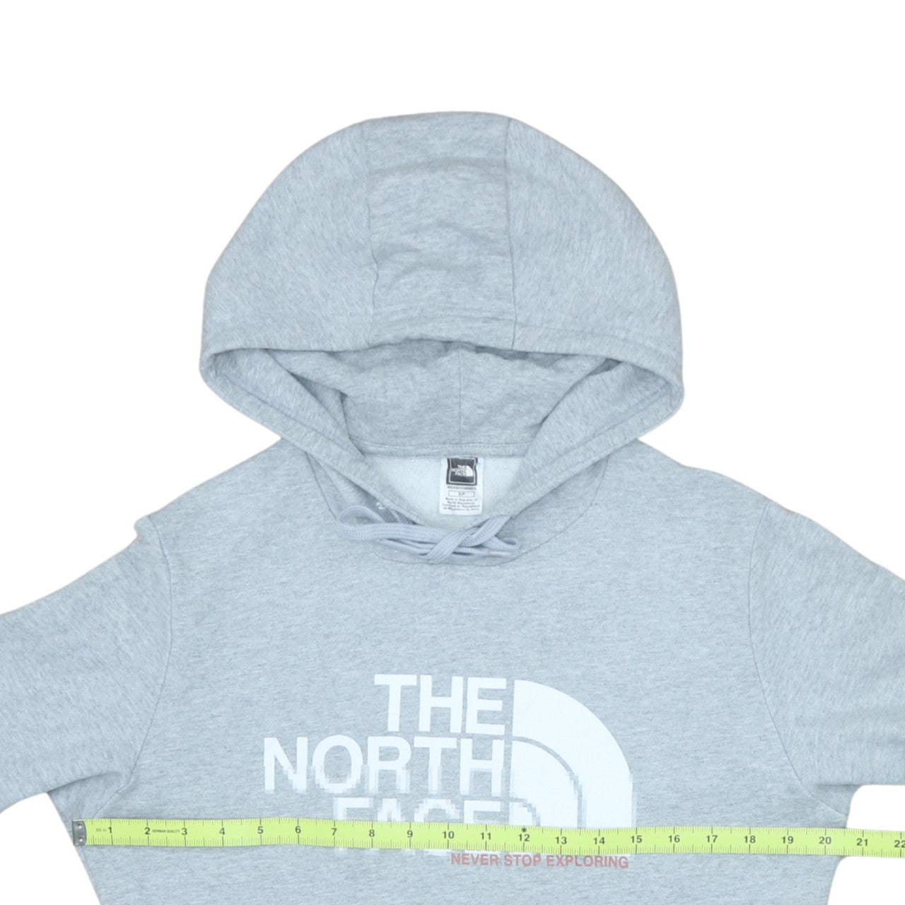 Mens UK Size S The North Face Grey Pullover Hoodie