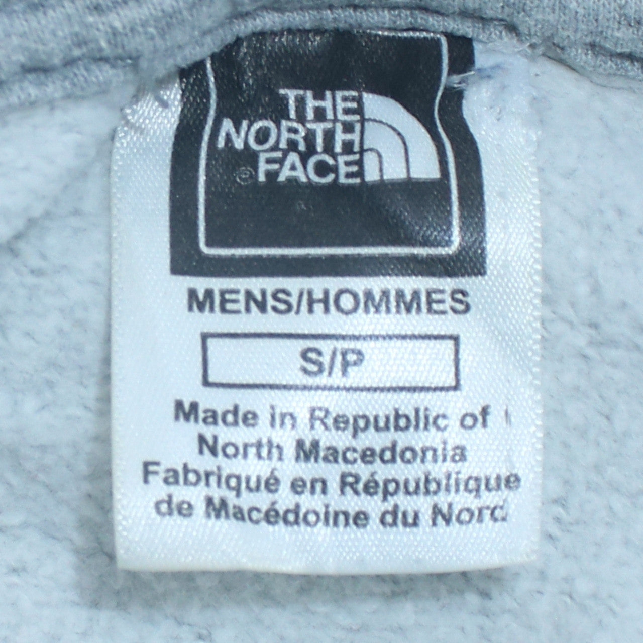 Mens UK Size S The North Face Grey Pullover Hoodie