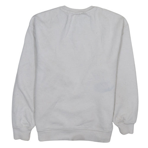 Womens UK Size 2XS Primark White Pullover Sweatshirt
