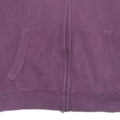 Mens UK Size XL FILA Purple Full Zip Hoodie