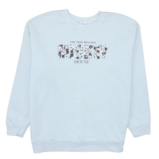 Womens UK Size L Disney at George Blue Pullover Sweatshirt