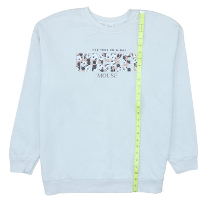 Womens UK Size L Disney at George Blue Pullover Sweatshirt
