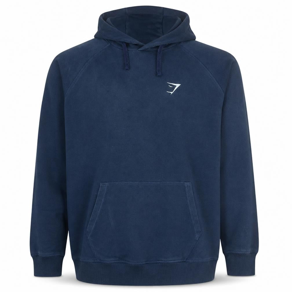 Mens UK Size 2XL Gymshark Blue Pullover Hoodie