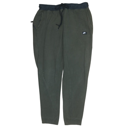 Mens UK Size L Nike Regular Fit Jogger Green Trousers