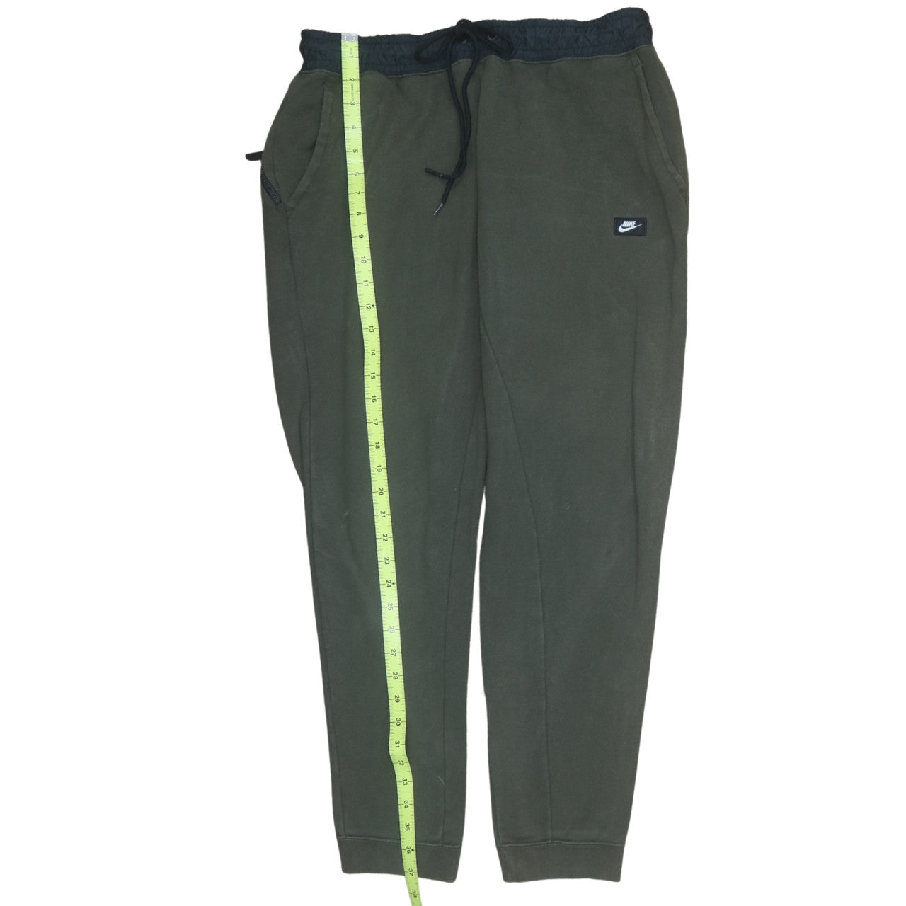 Mens UK Size L Nike Regular Fit Jogger Green Trousers