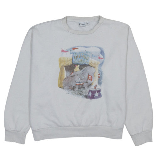 Womens UK Size 12 Disney White Pullover Sweatshirt
