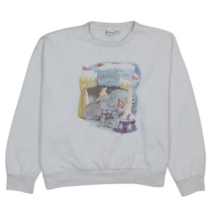 Womens UK Size 12 Disney White Pullover Sweatshirt