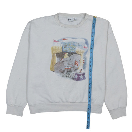 Womens UK Size 12 Disney White Pullover Sweatshirt