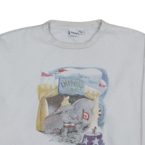Womens UK Size 12 Disney White Pullover Sweatshirt
