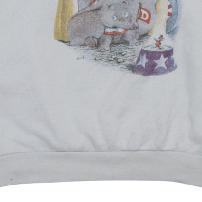 Womens UK Size 12 Disney White Pullover Sweatshirt