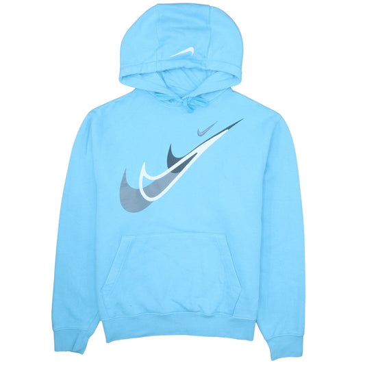 Mens UK Size M Nike Blue Pullover Hoodie