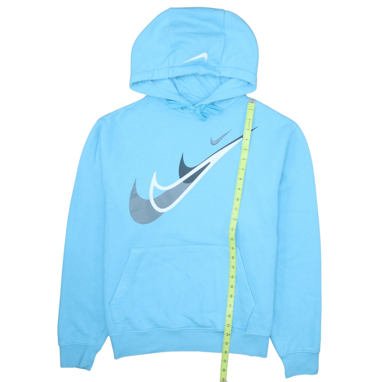 Mens UK Size M Nike Blue Pullover Hoodie