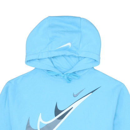 Mens UK Size M Nike Blue Pullover Hoodie