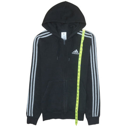 Womens UK Size XS adidas Black Full Zip Hoodie