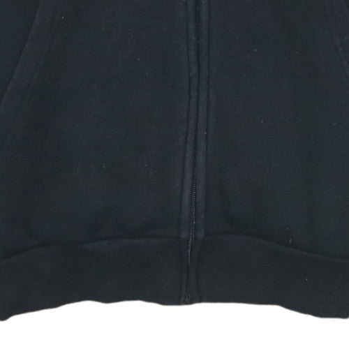 Womens UK Size XS adidas Black Full Zip Hoodie